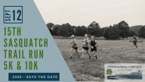 Sasquatch Preservation Trail Run 5 & 10 K Logo