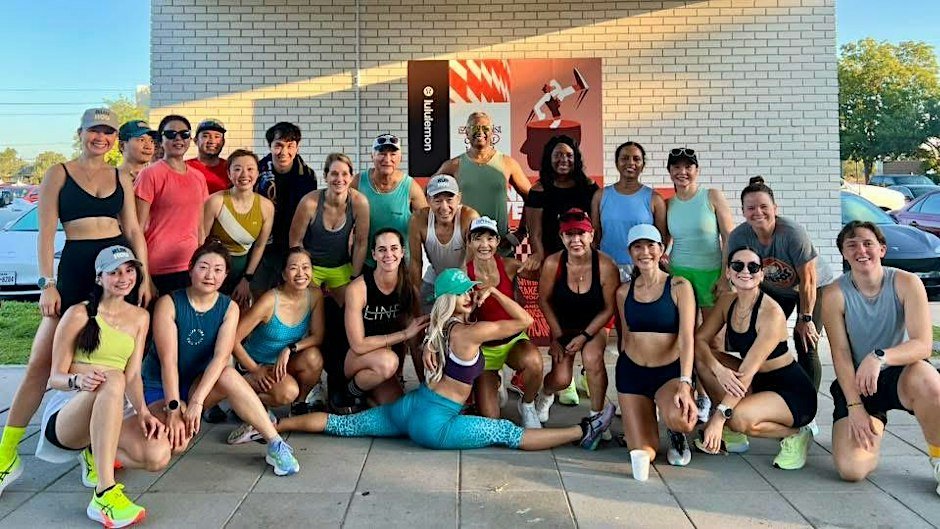 Saturday Morning Community Run 5K hosted by lululemon ambassador Sally Hall