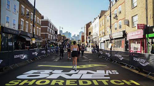 Saucony Run Shoreditch Half 2026 Logo
