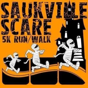 Saukville Scare Halloween Themed 5K Run/Walk Logo