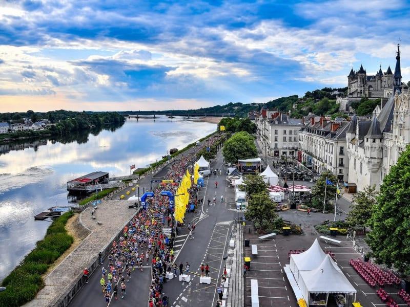 Saumur Marathon de la Loire Logo