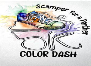 Scamper For A Panther Color 5K Walk/Dash Logo