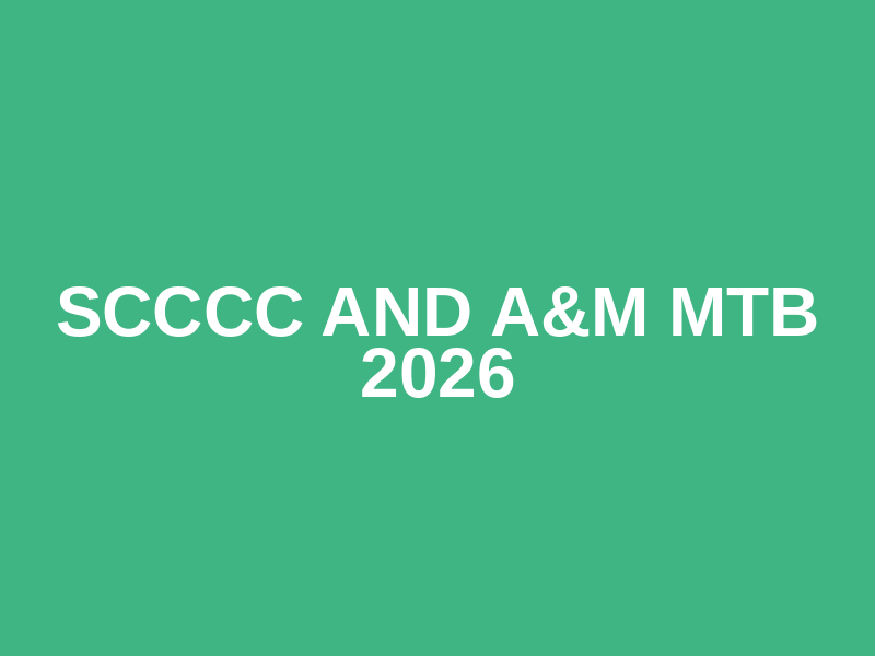 SCCCC and A&M MTB 2026 Logo