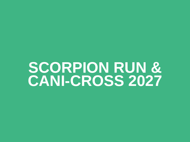 Scorpion run & Cani-Cross 2027 Logo