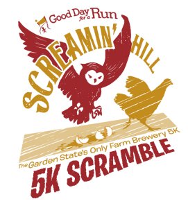 Screamin' Hill Scramble 5K Logo