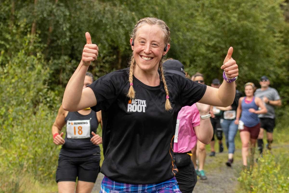 Scurry Around Devilla Forest Trail Running Festival Logo