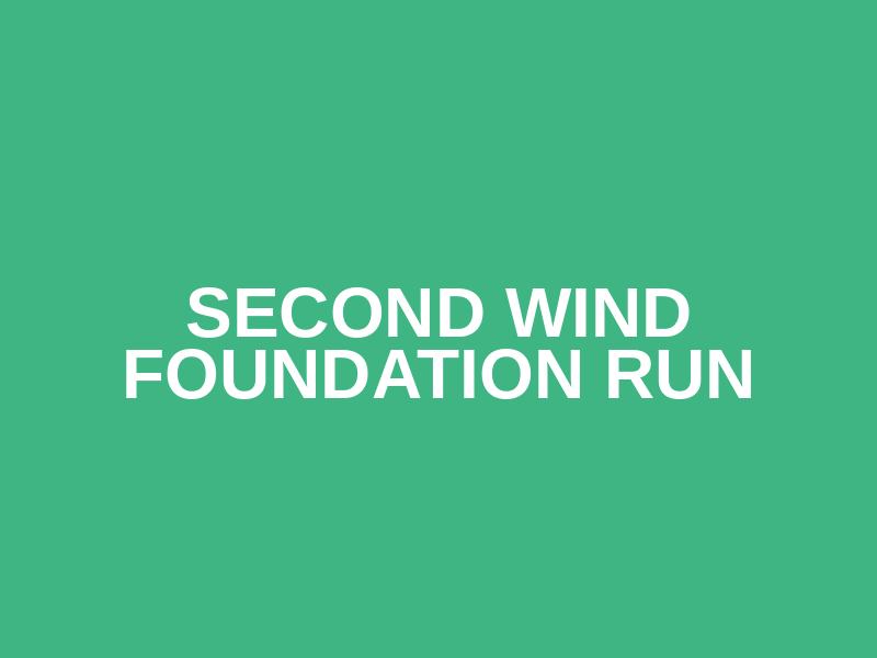 Second Wind Foundation Run Logo