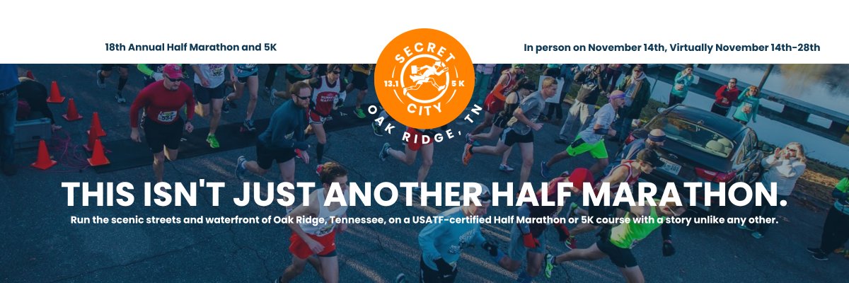 Secret City Half Marathon and 5K
