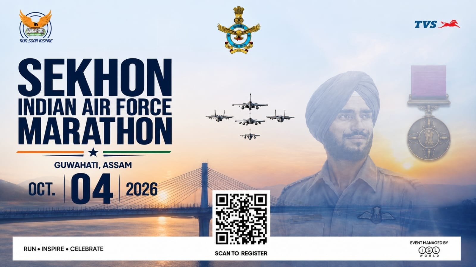 Sekhon Indian Air Force Marathon 2026 Guwahati