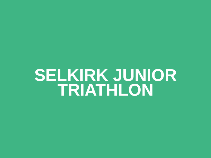 Selkirk Junior Triathlon
