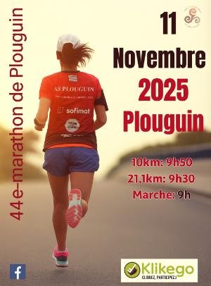 Semi-marathon, 10km 5km et defi de Plouguin Logo