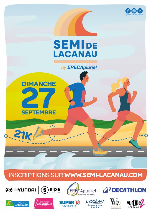 Semi Marathon de Lacanau Logo