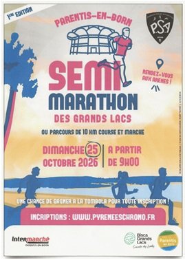 semi marathon des grands lacs Logo