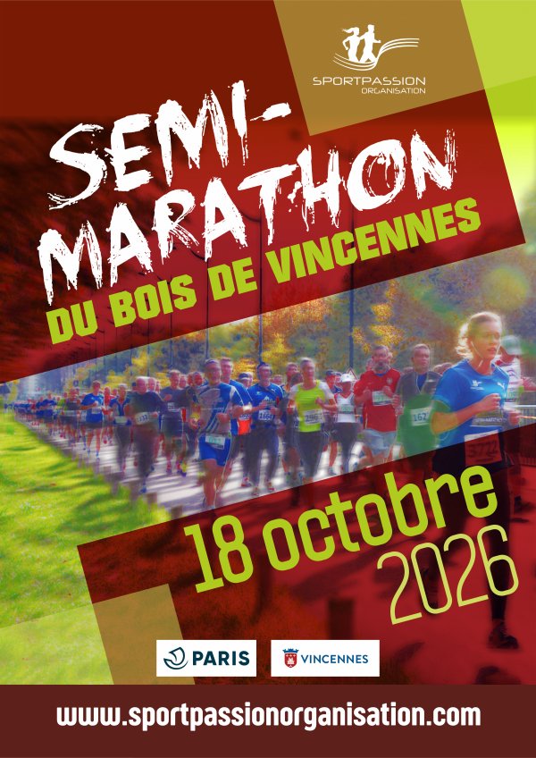 Semi Marathon du Bois de Vincennes Logo