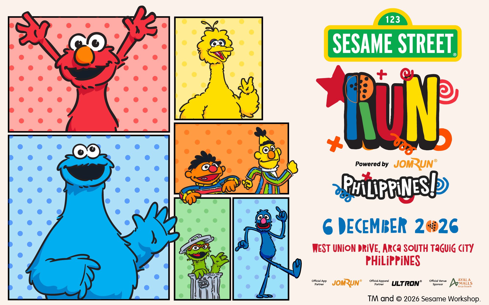 Sesame Street Run Powered by JomRun® - Philippines
