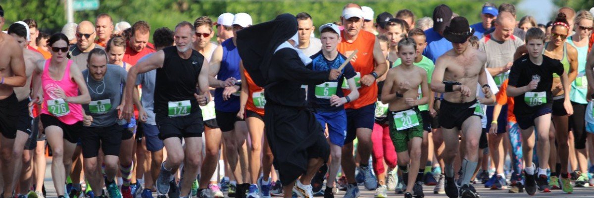 Seton Catholic School Run for the Nun 5K Logo