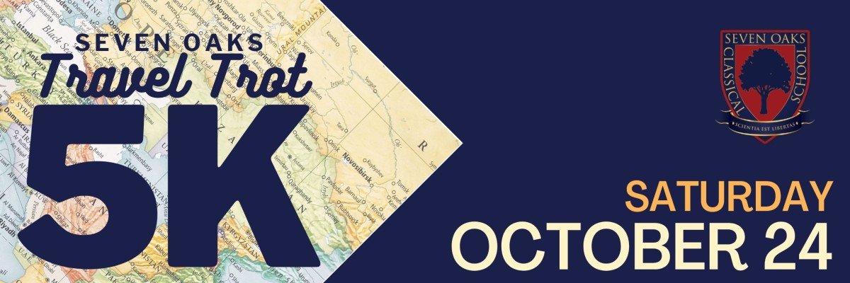 Seven Oaks Travel Trot 5K Logo