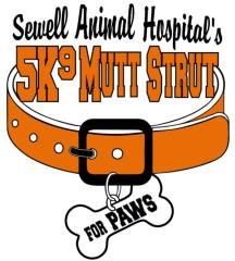 Sewell Animal Hospital's 5K9 Mutt Strut for PAWS Logo