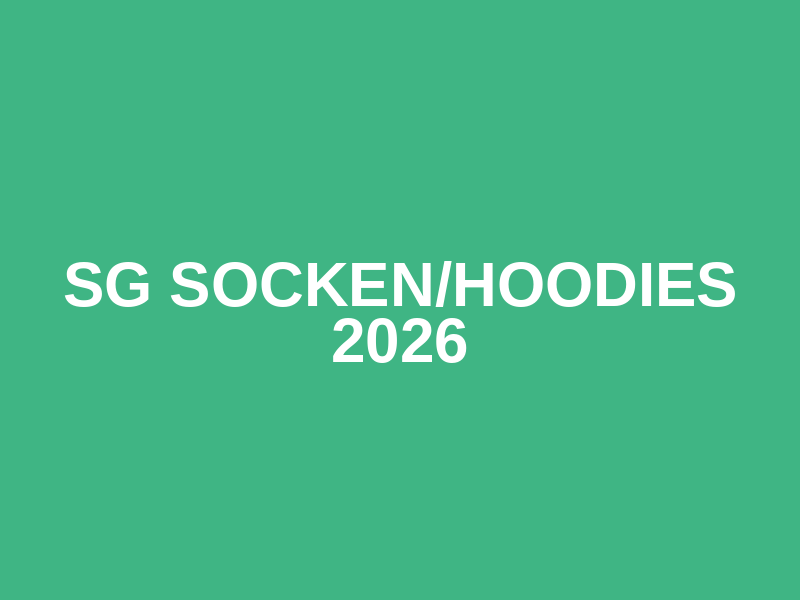 SG Socken/Hoodies 2026 Logo