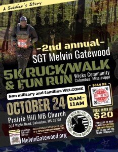 Sgt Melvin Gatewood 2026 Ruck/Walk & Fun Run
