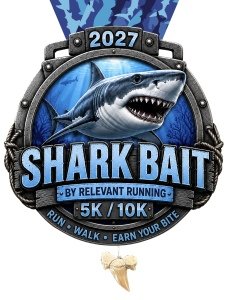 Shark Bait "Live Virtual" 5k/10k Logo