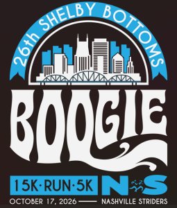Shelby Bottoms Boogie 15K Run and 5K Run/Walk Logo