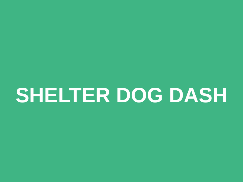 Shelter Dog Dash Logo