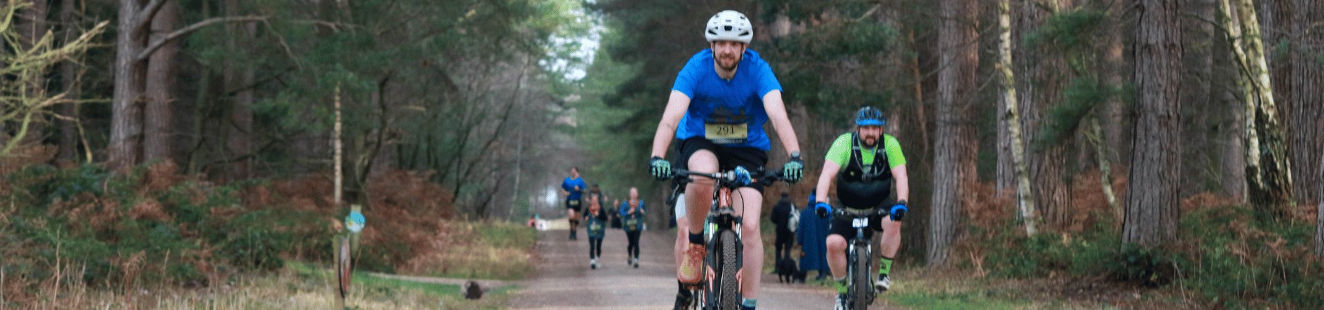 SHERWOOD PINES FESTIVE DUATHLONS 2026 Logo
