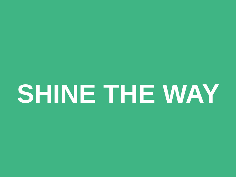 Shine The Way