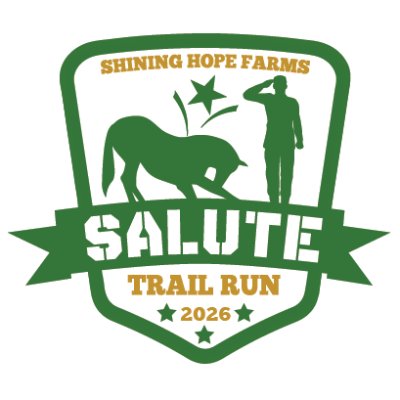 Shining Hope Farms Salute Trail Run Logo