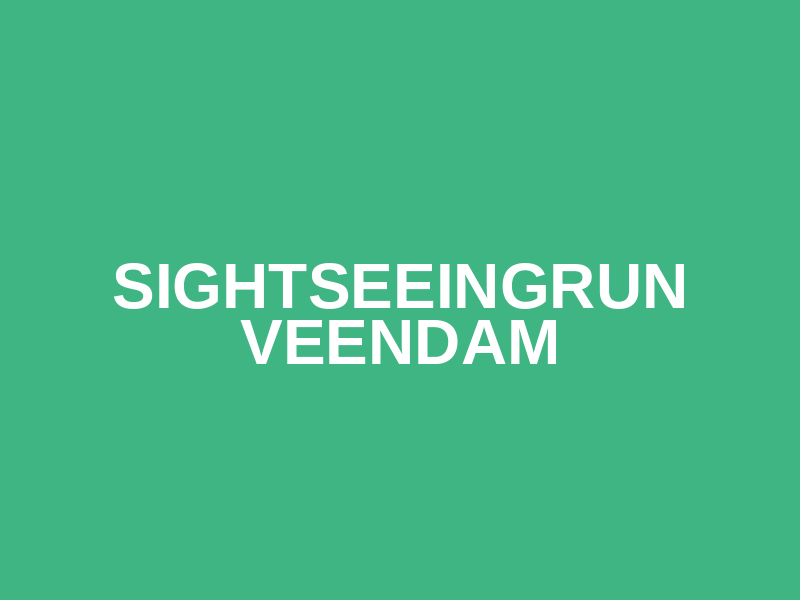 Sightseeingrun Veendam Logo