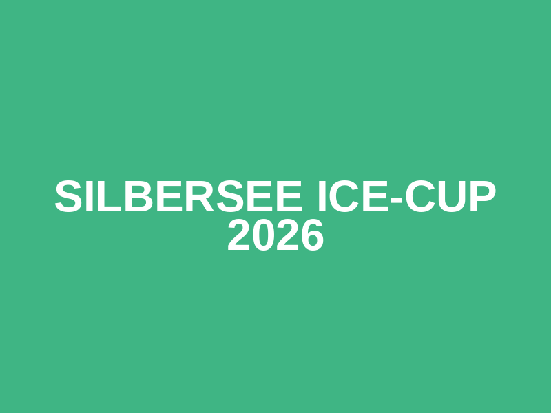 SIlbersee Ice-Cup 2026 Logo