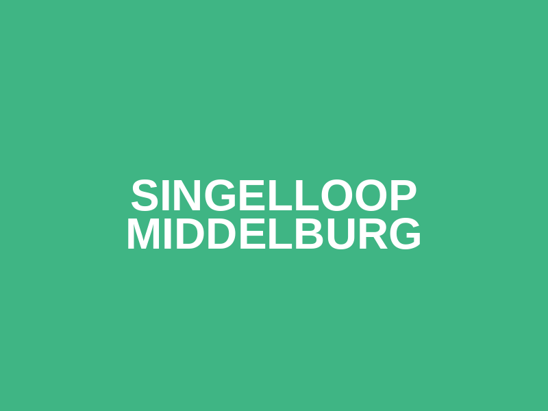 Singelloop Middelburg