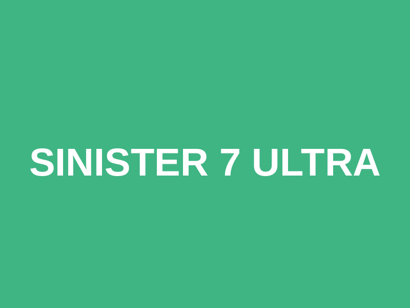 Sinister 7 Ultra Logo