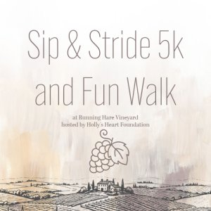 Sip and Stride 5K Logo