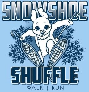 SJWC Snow Shoe Shuffle 2 Mile Run/Walk Logo