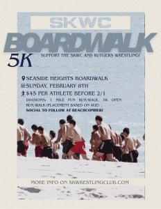 SKWC Boardwalk 5k Super Bowl Sunday Logo