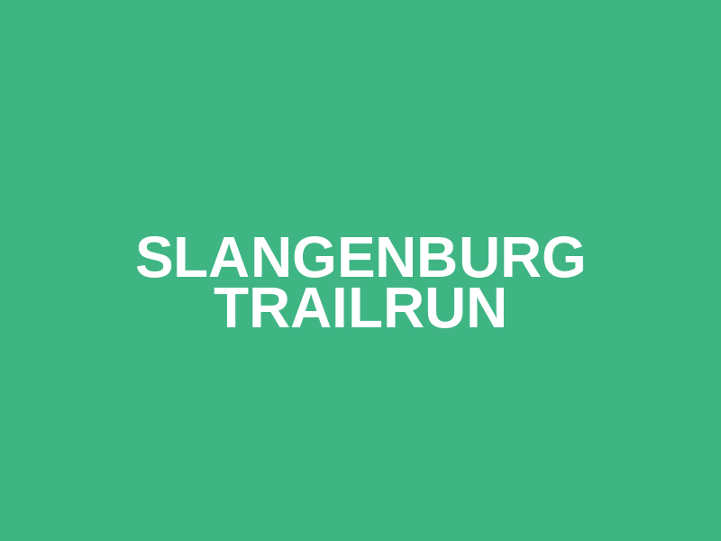 Slangenburg trailrun