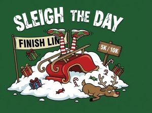 Sleigh the Day 5K / 10K Logo