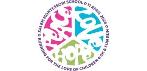SMS Peace, Love, & Hope Run Logo