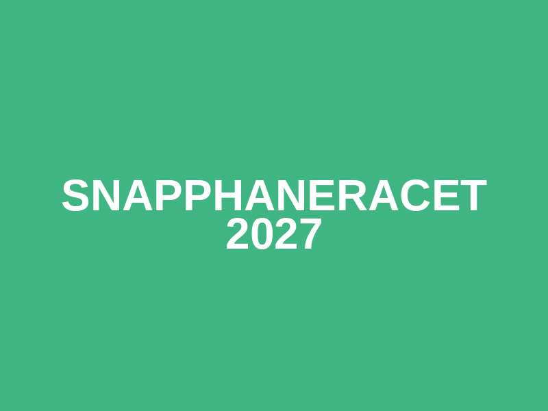 Snapphaneracet 2027 Logo