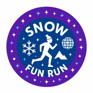 SNOW Fun Run - 5k Run/Walk/Party! Logo