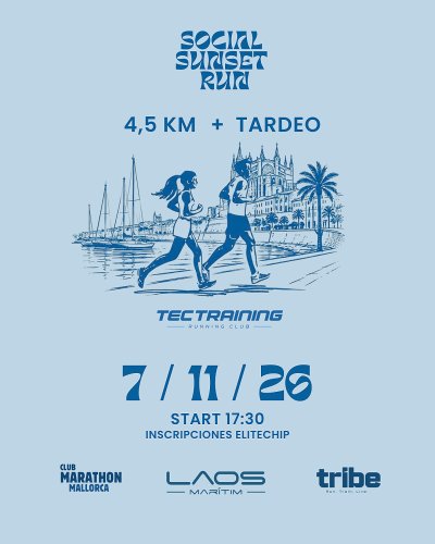 Social Sunset Run - TecTraining 2026