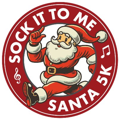 Sock It To Me Santa 5k Logo