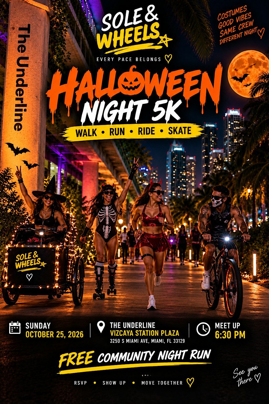 Sole & Wheels: Halloween Night 5K