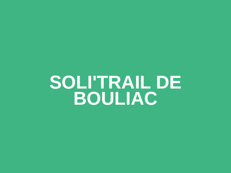 Soli'Trail de Bouliac Logo