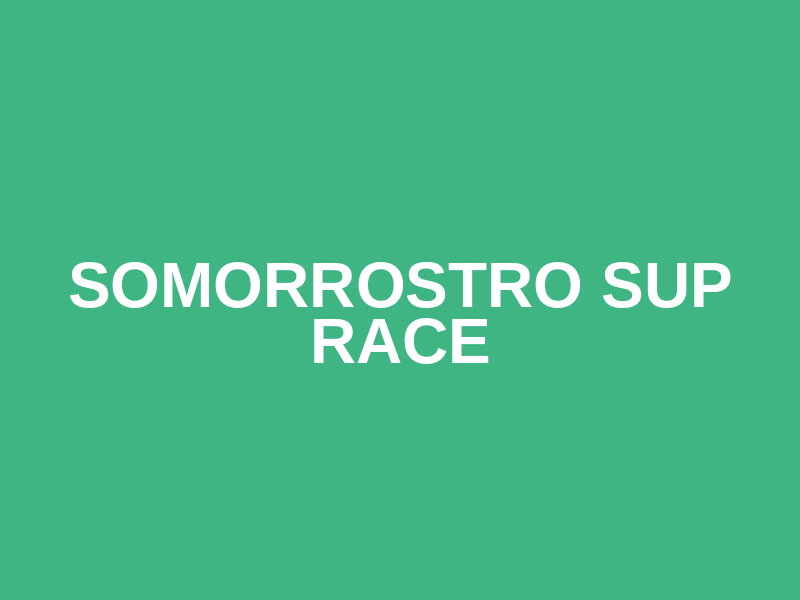 SOMORROSTRO SUP RACE Logo