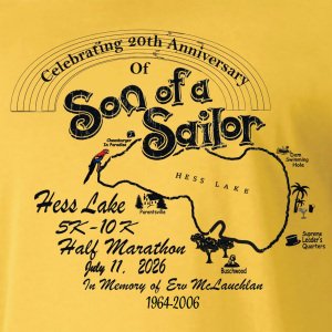 Son of a Sailor 20th Anniversary Run Logo