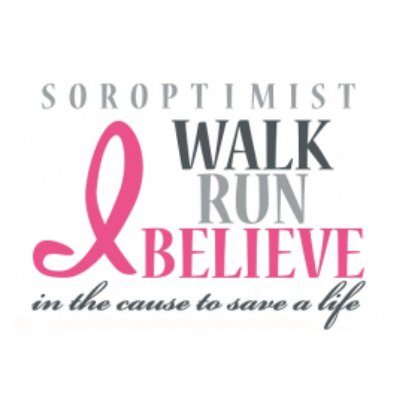 Soroptimist Walk/Run/Believe for the Cause Logo