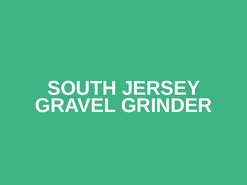 South Jersey Gravel Grinder Logo